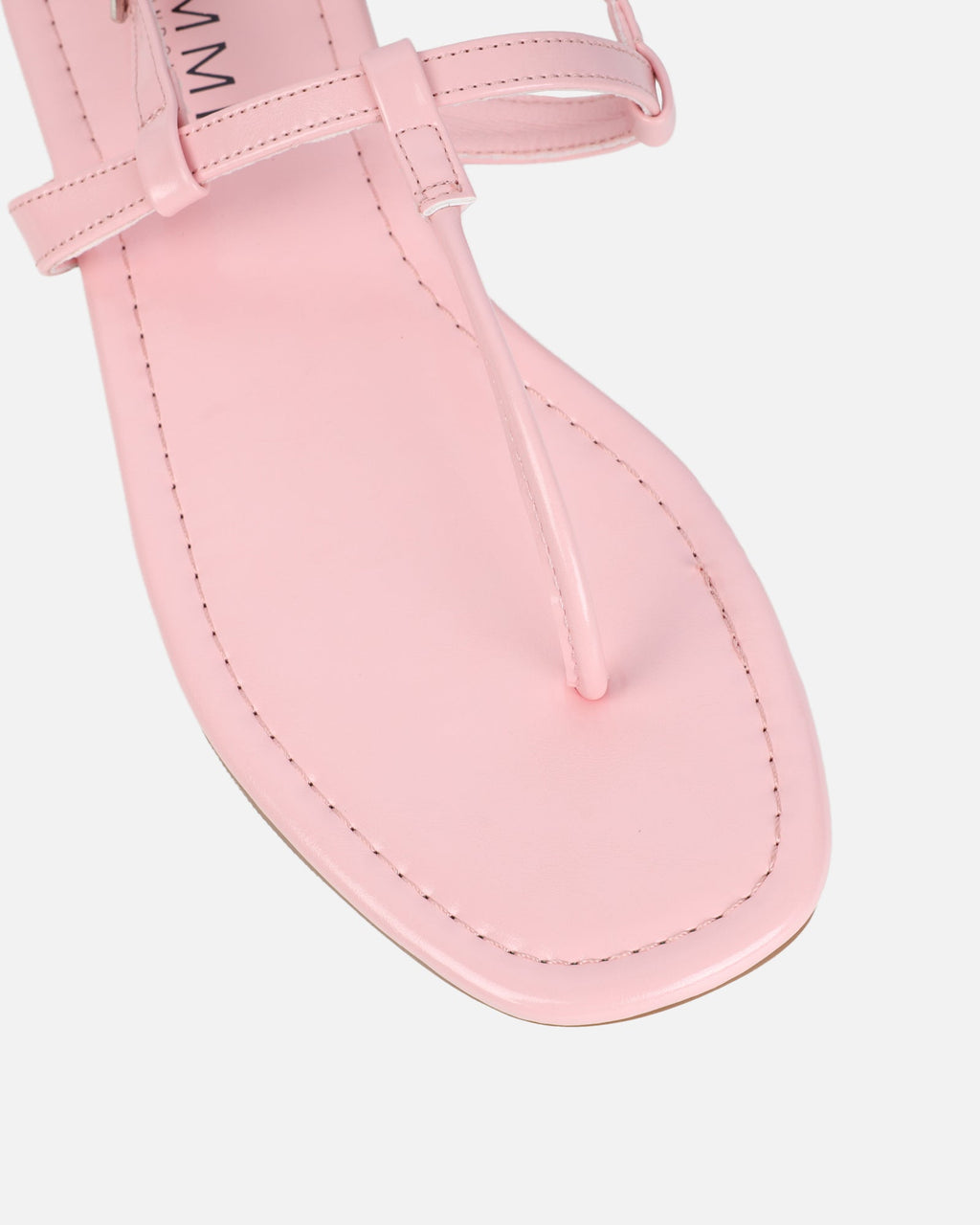 Martinez Pink Toe Post Flat Sandals