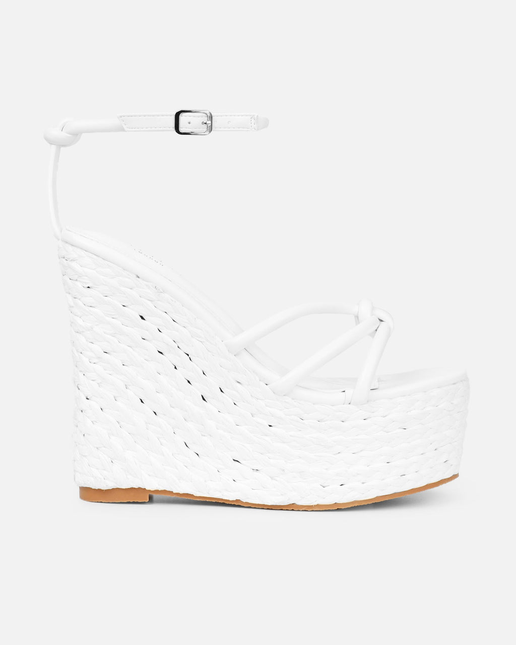 Monii White Espadrille Wedges