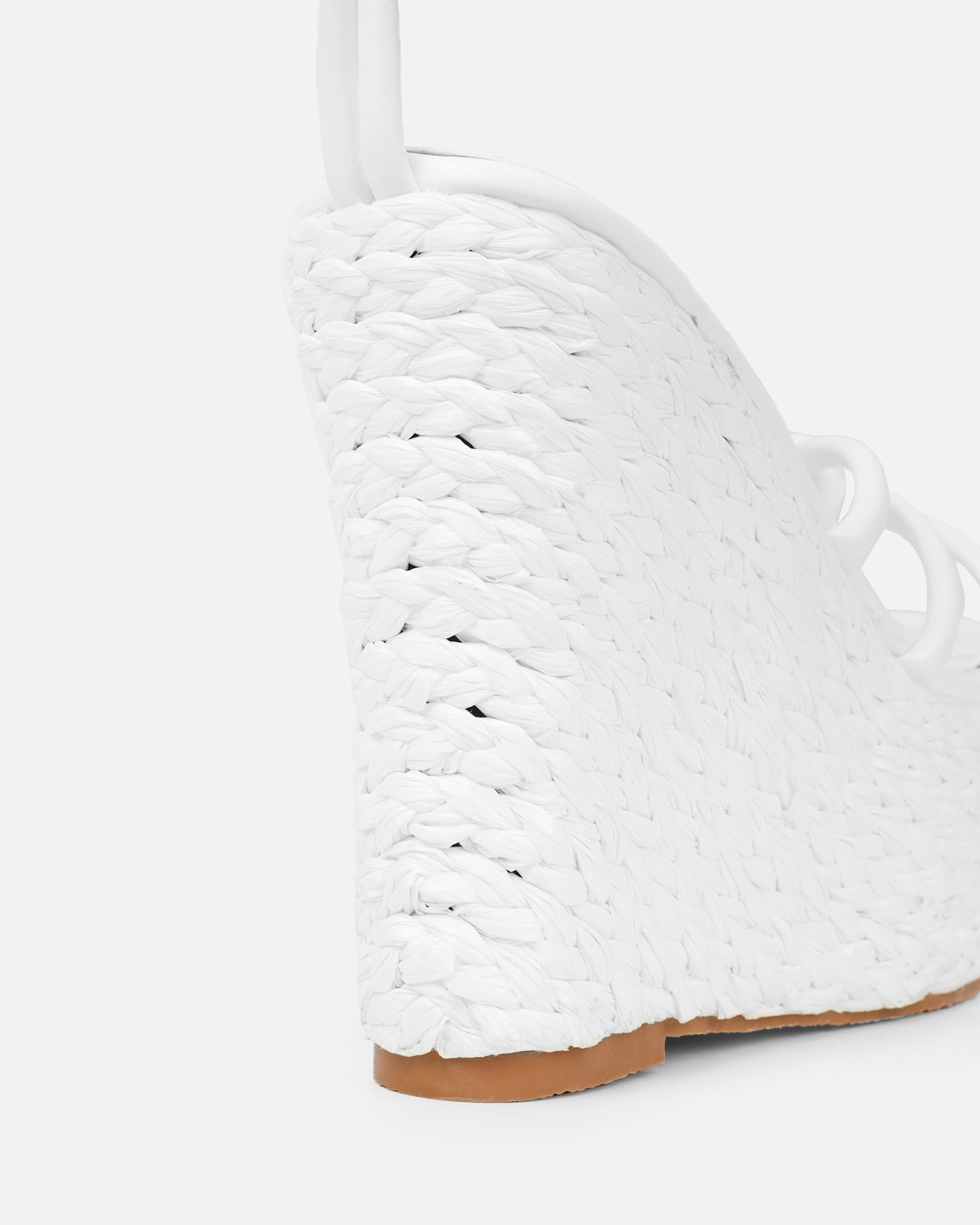 Monii White Espadrille Wedges