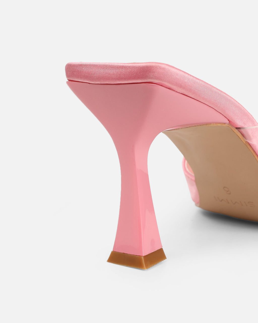 Navina Pink Satin Diamante Bow Sandals