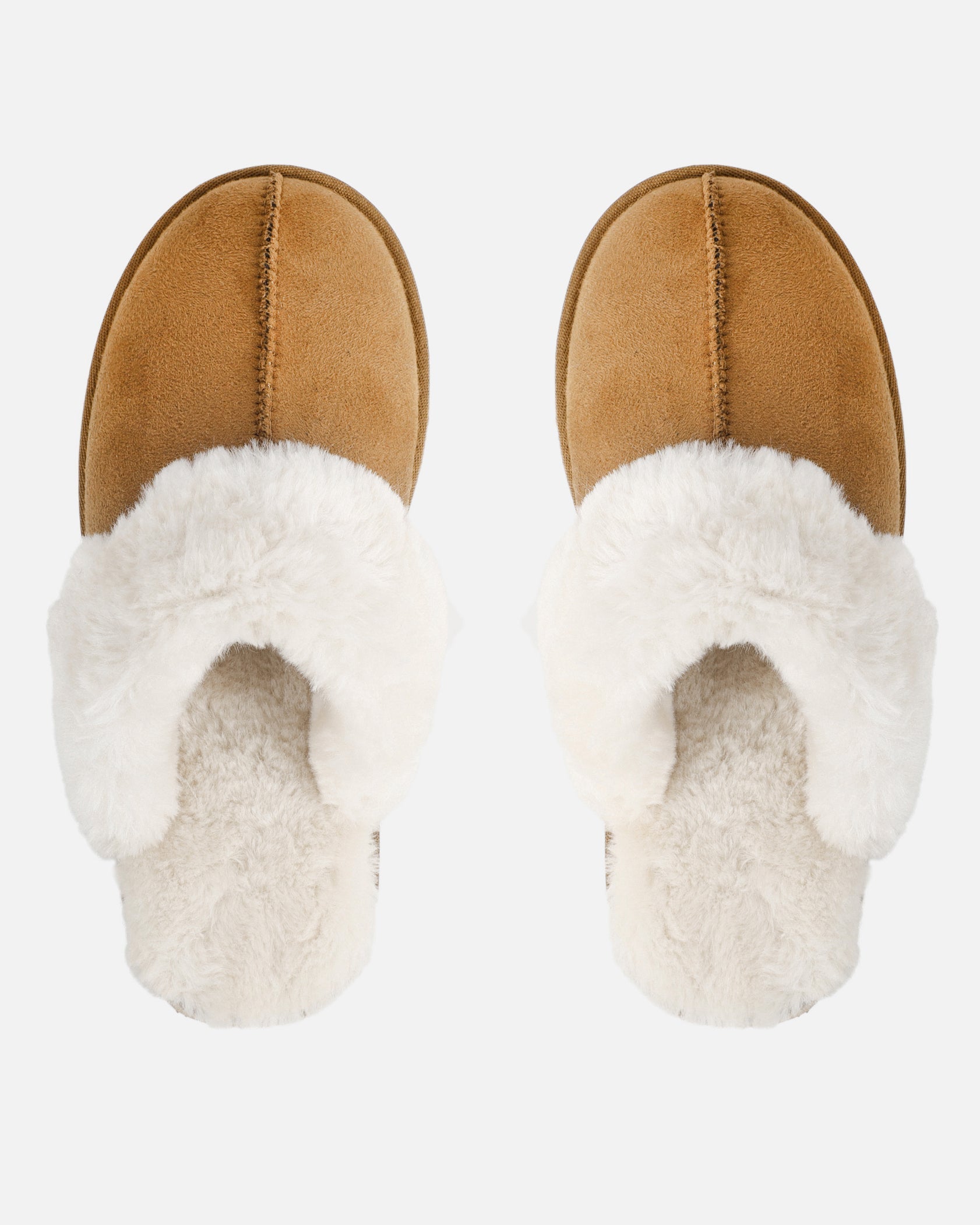 Navy Chestnut Flatform Mules