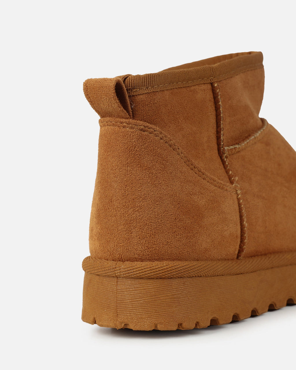 Oliver Tan Faux Suede Mini Boots