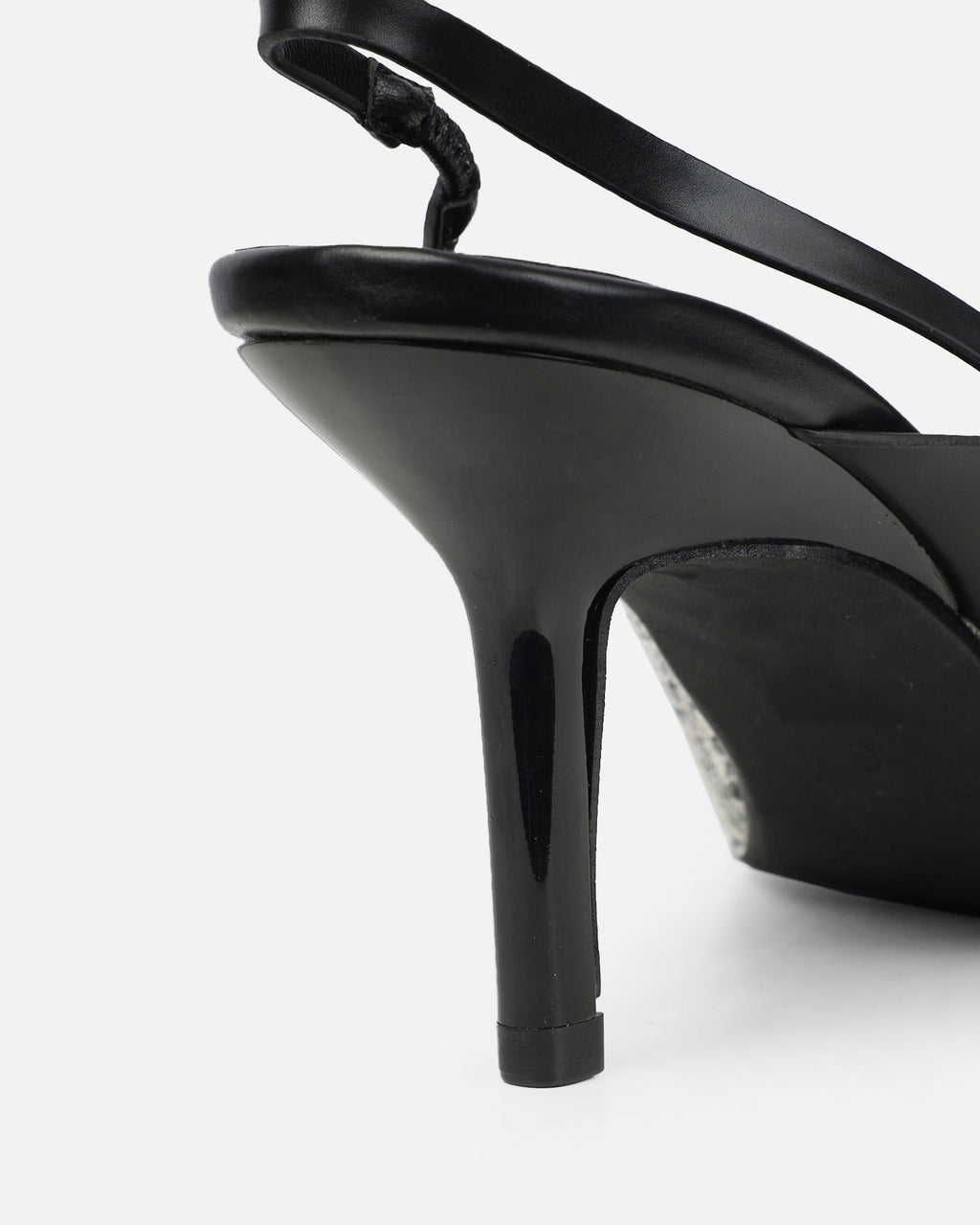 Romilly Stone Snake Effect Sling Back Court Shoes