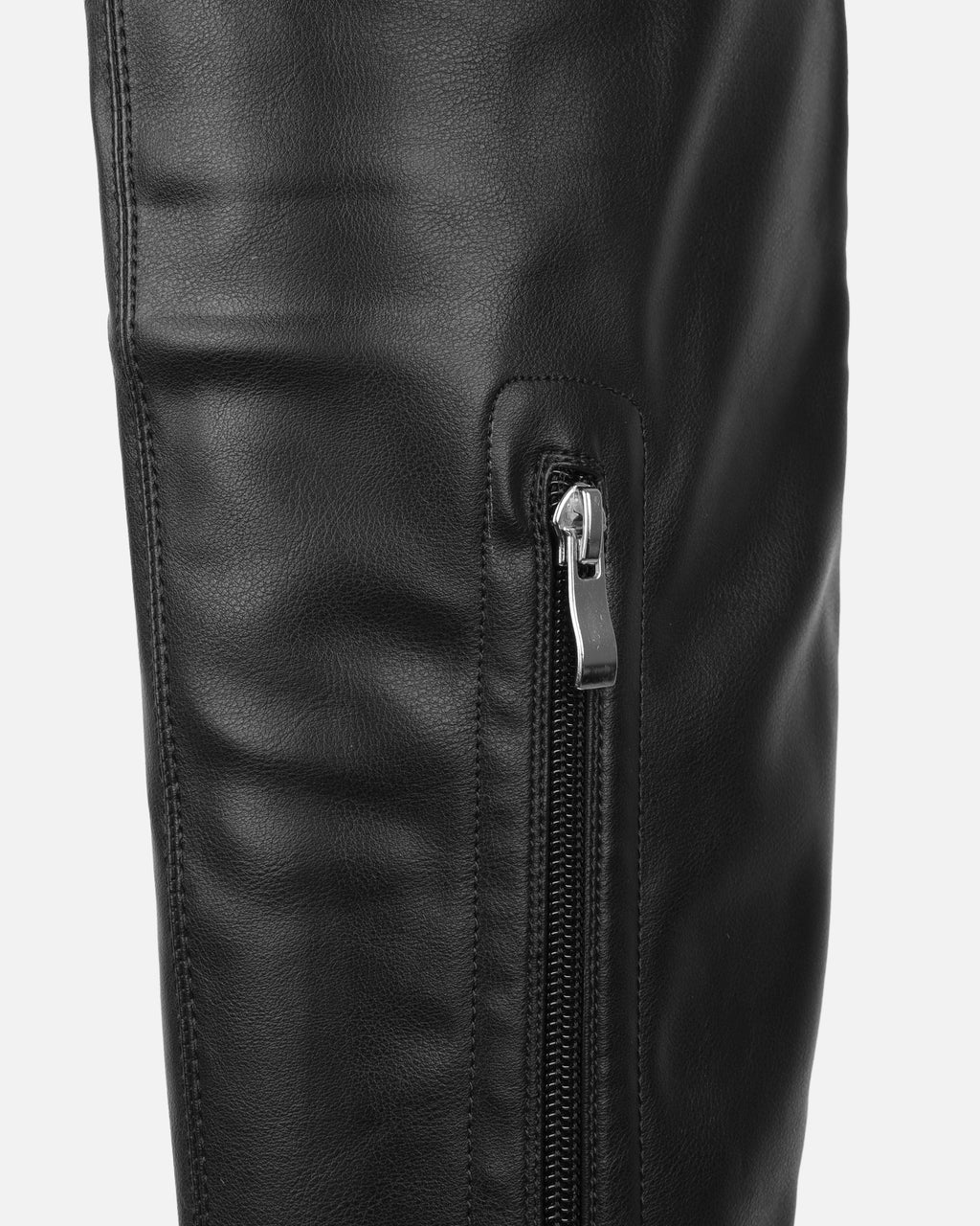 Ebenezer Black Thigh High Chunky Platform Boots