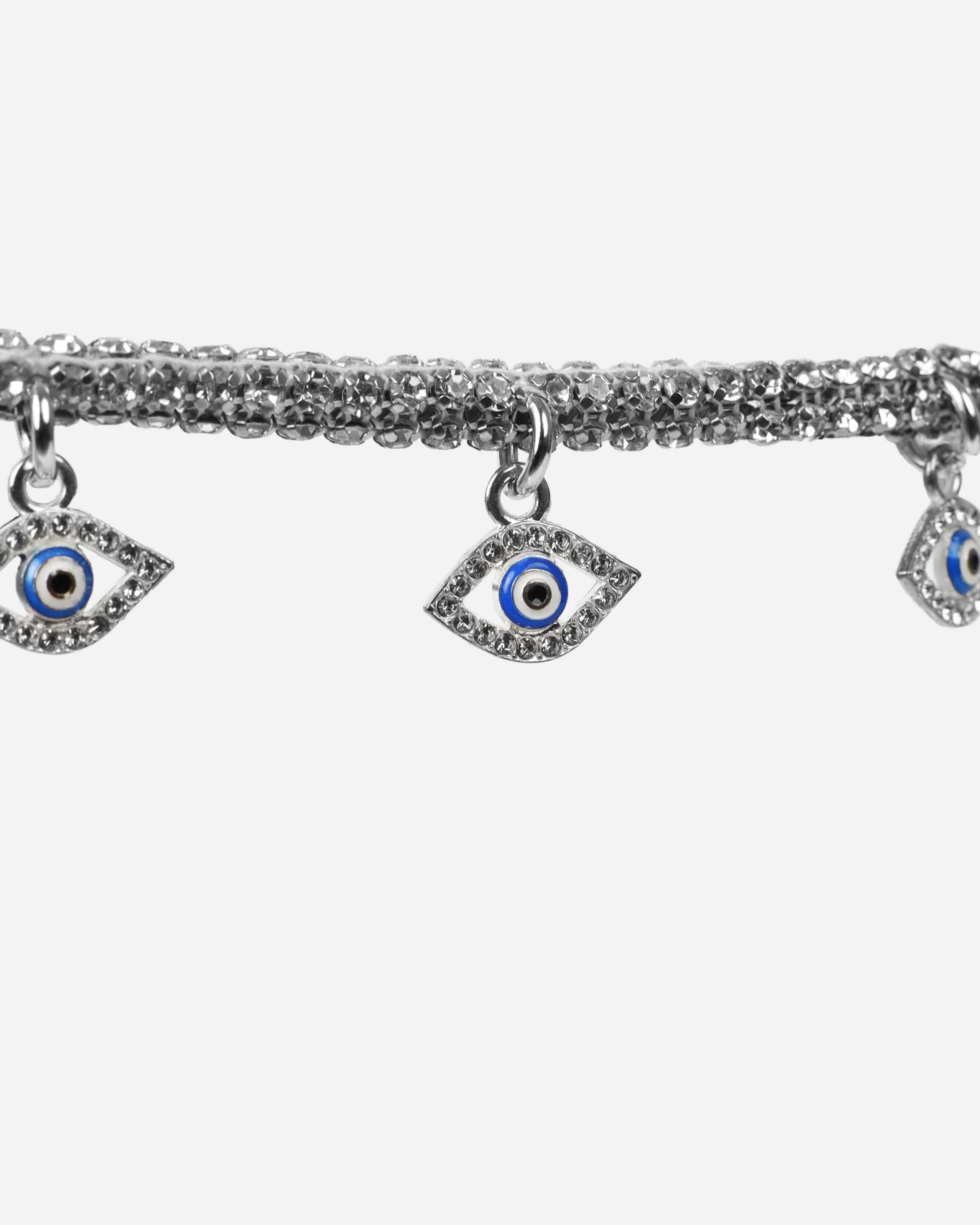 Spirit White Snake Evil Eye Anklet Stiletto Heels