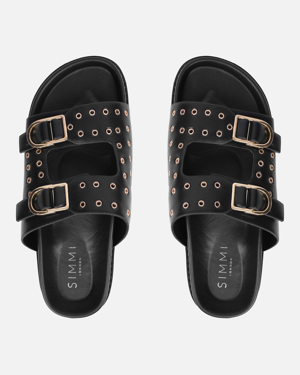 Tabi Black Slider Sandals