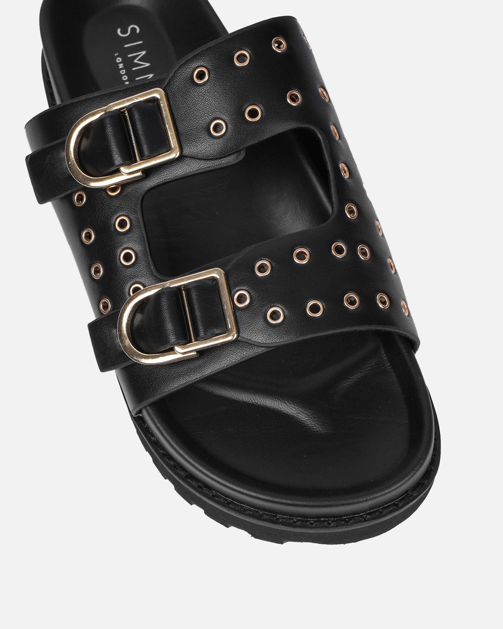 Tabi Black Slider Sandals