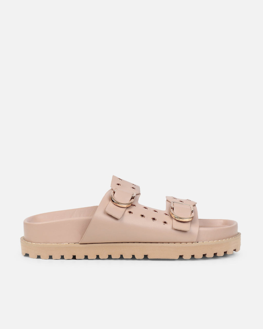 Tabi Nude Slider Sandals