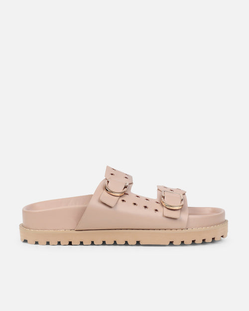 Tabi Nude Slider Sandals