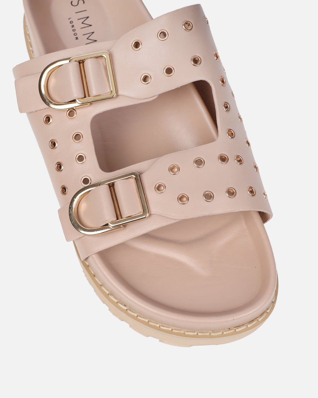 Tabi Nude Slider Sandals