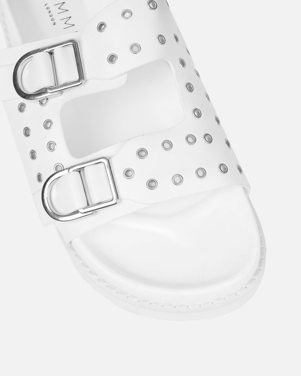 Tabi White Slider Sandals