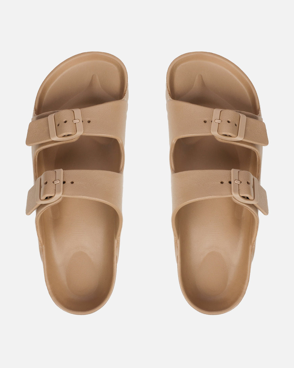 Tropix Mocha Double Strap Slide Sandals