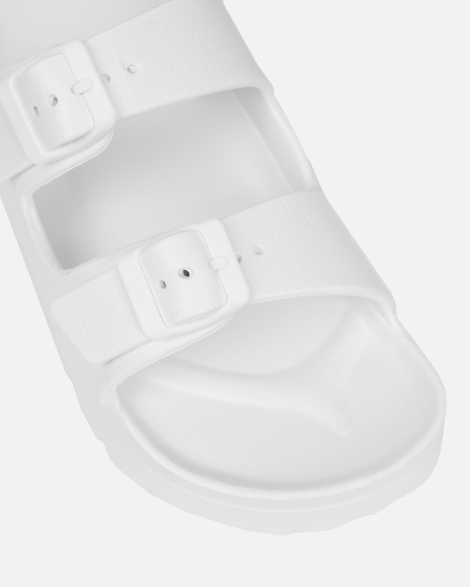 Tropix White Double Strap Slide Sandals